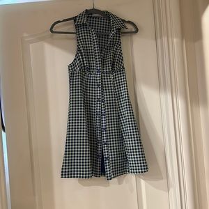 blue and green dress from urban outfitters